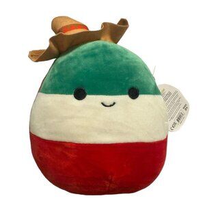 Squishmallows Francisco 7” Mexican Flag Fiesta Squad Plush Stuffed Toy 2 New